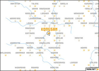 map of Köng-sam