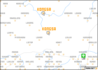 map of Kongsa