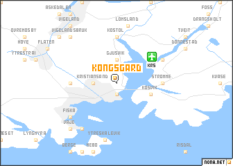 map of Kongsgård