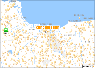 map of Kongsibesar