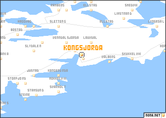 map of Kongsjorda