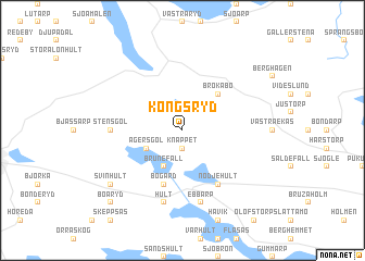 map of Kongsryd