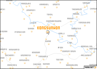 map of Kongsunwŏn