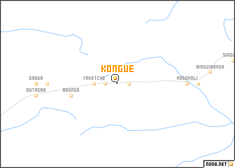 map of Kongué