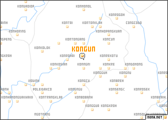 map of Kon Gun