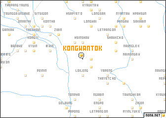 map of Kong-wan-tok