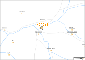 map of Kongye