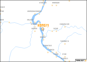 map of Kongyi