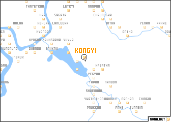 map of Kongyi