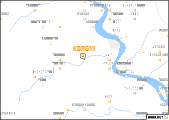 map of Kongyi