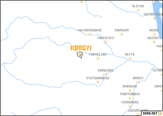 map of Kongyi