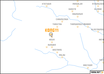 map of Kongyi