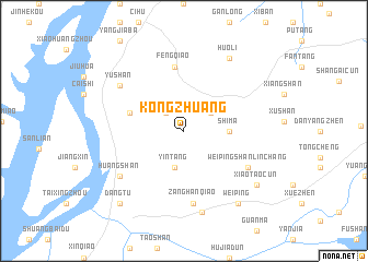 map of Kongzhuang