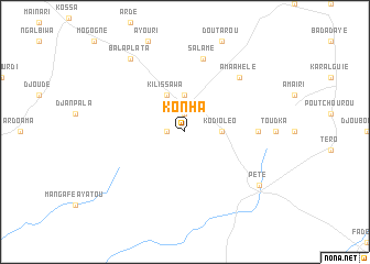 map of Konha