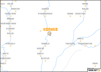 map of Konhka