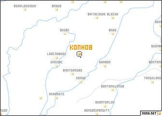 map of Kon Ho B