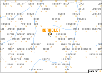 map of Kon Ho Loi