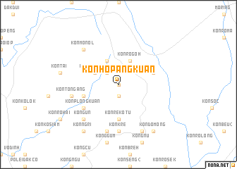 map of Kon Hơpang Kuan