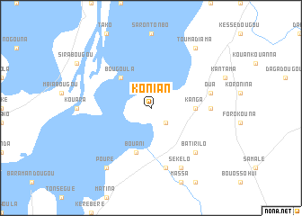 map of Konian