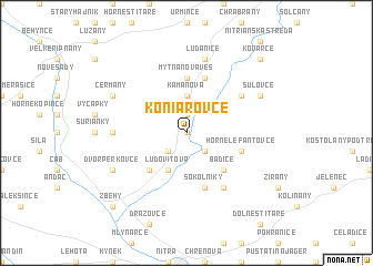 map of Koniarovce
