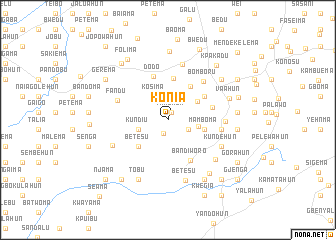 map of Konia