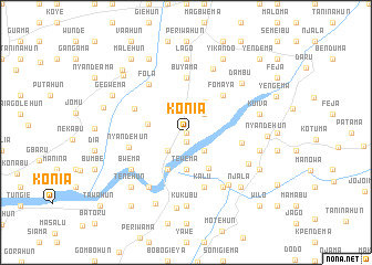 map of Konia