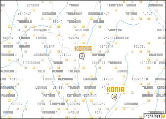 map of Konia