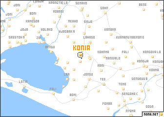 map of Konia
