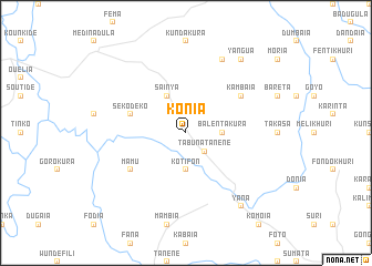 map of Konia