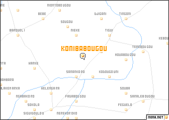 map of Konibabougou