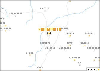 map of Konienanta