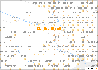 map of Königgraben