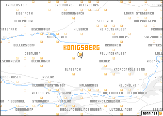 map of Königsberg