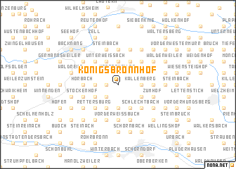 map of Königsbronnhof