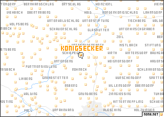 map of Königsecker