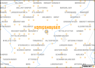 map of Königshausen