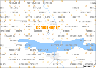 map of Königshorst