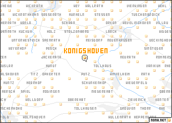 map of Königshoven