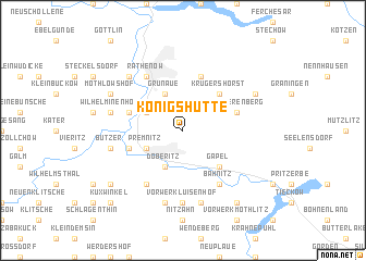 map of Königshütte