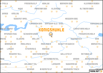 map of Königsmühle