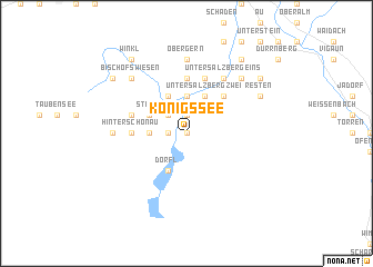 map of Königssee