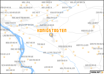 map of Königstädten