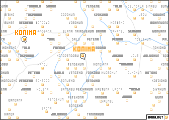 map of Konima