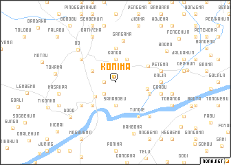 map of Konima