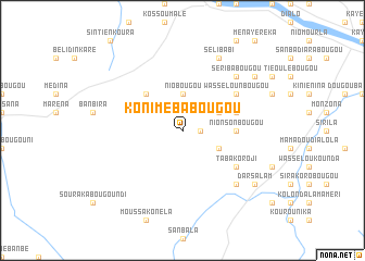 map of Konimébabougou