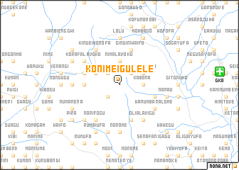 map of Konimeigulele