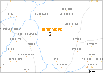 map of Konindiara