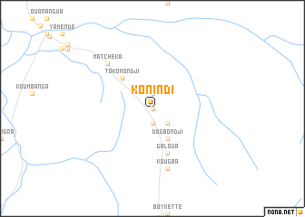 map of Konindi