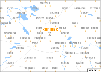 map of Koninek