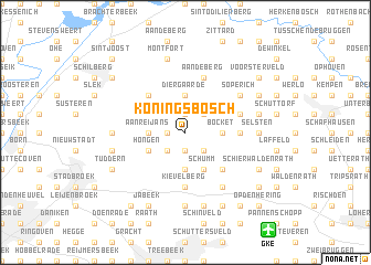 map of Koningsbosch